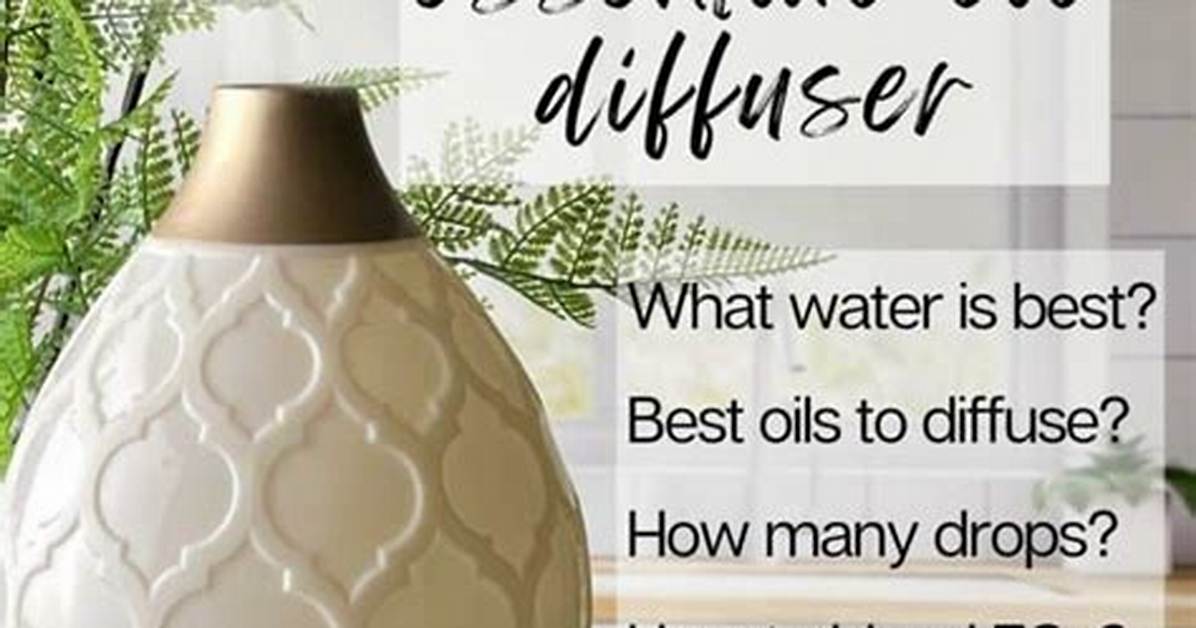 Do You Put Water in a Diffuser