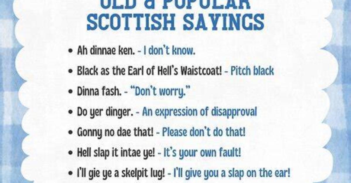 Do You Say Scots or Scottish?