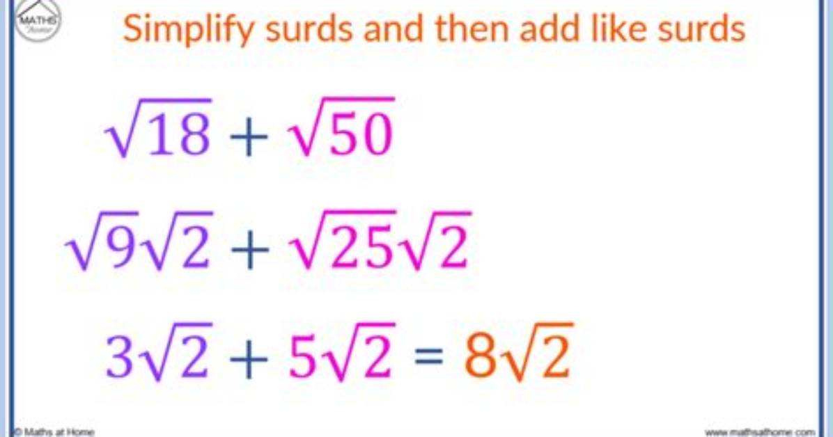 Do You Simplify Surds?