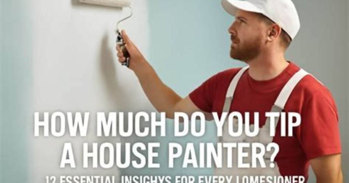 Do You Tip Your Painter?