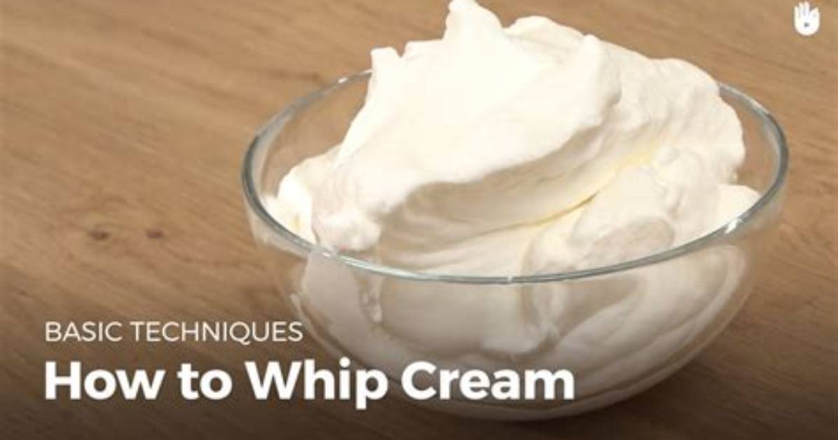Do You Whip Single Cream?