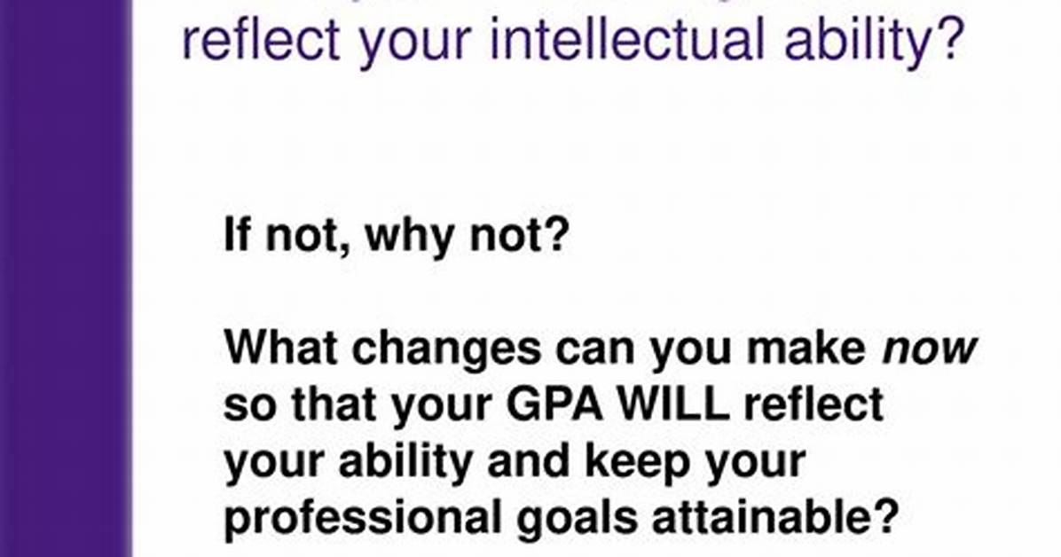 Do Your Grades Reflect Your Ability
