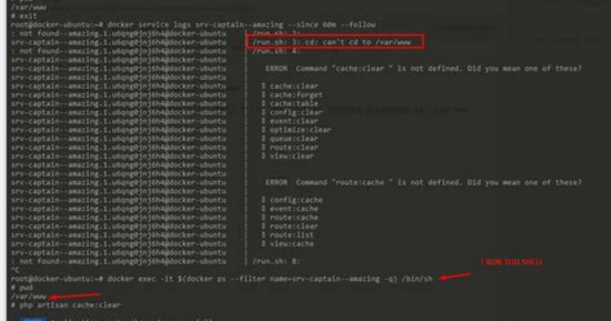 Docker Can't Find Install. Sh
