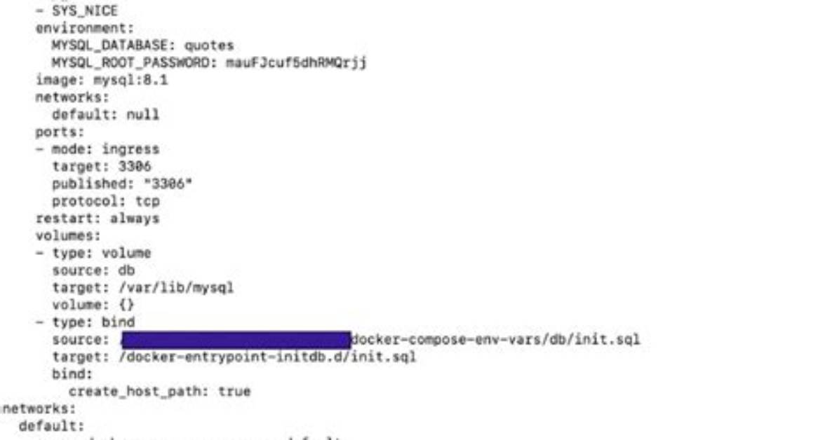 Docker-Compose Keeps Previous Environment Variables After Restart