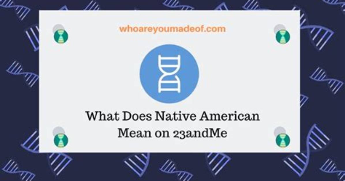 Does 23Andme Check for Native American?
