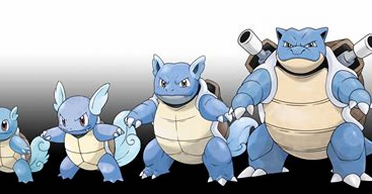 Does a Blastoise Evolve?