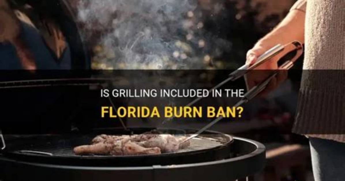 Does a Burn Ban Include Grilling?