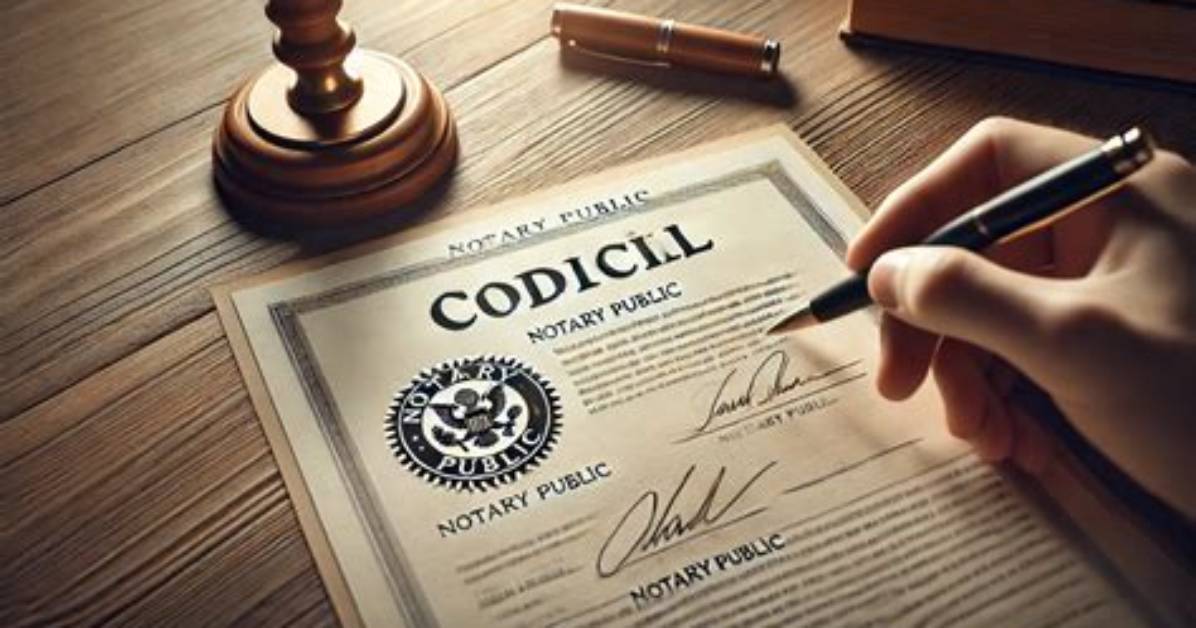 Does a Codicil Need to Be Notarized?