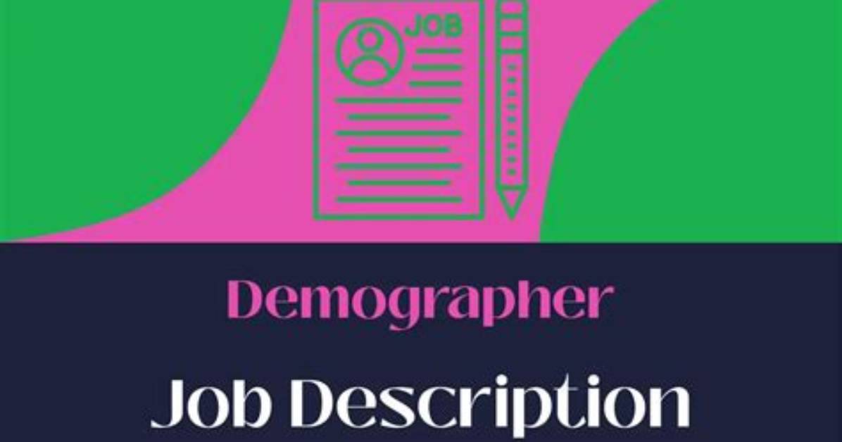 Does a Demographer Do?