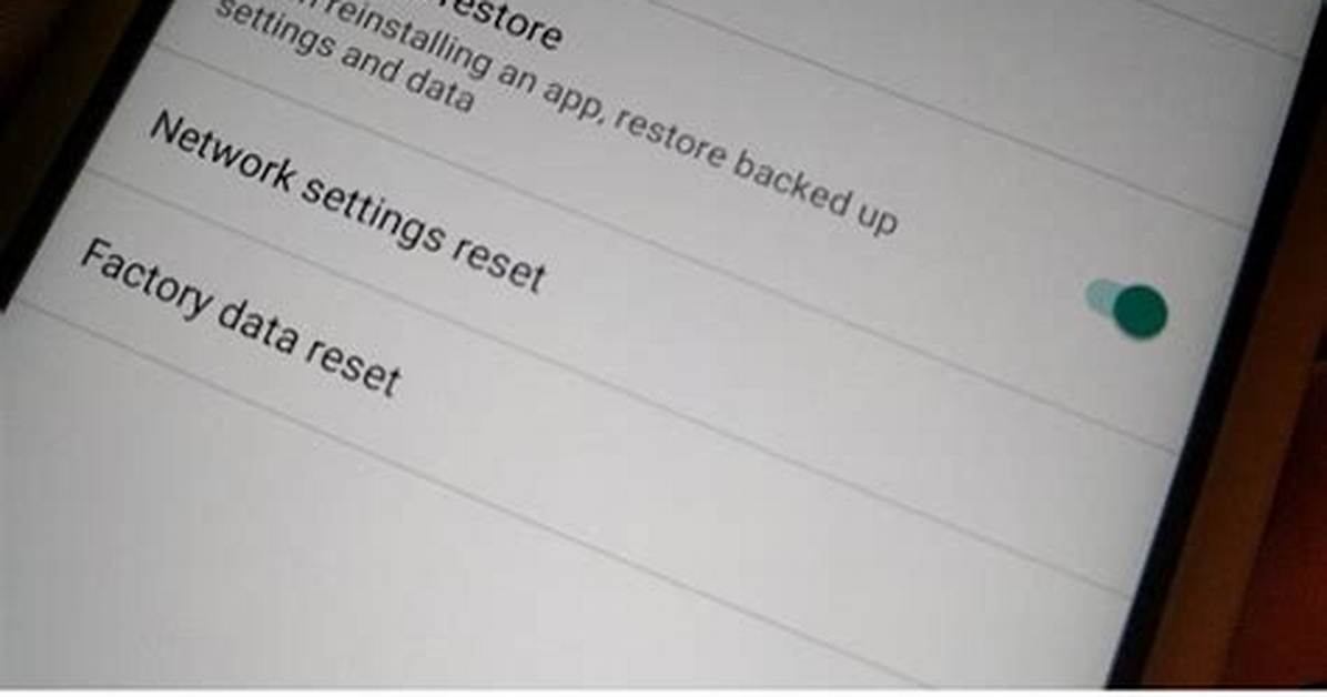 Does a Factory Reset Delete Photos Android?