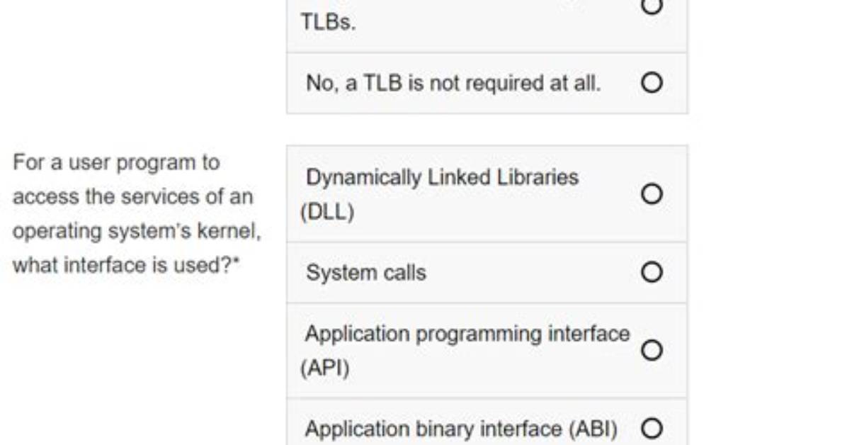 Does a Microprocessor Require a Tlb for Functionality?