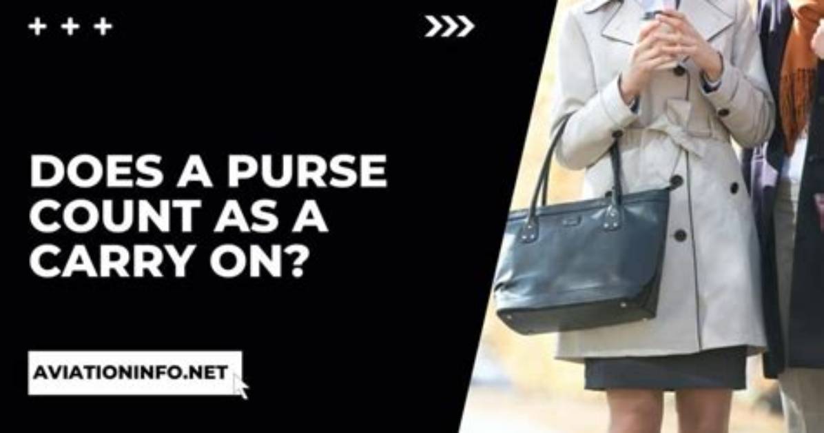 Does a Pocketbook Count as a Carry on?