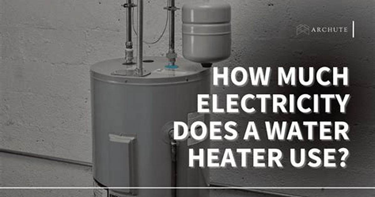 Does a Shower Use More Electricity?