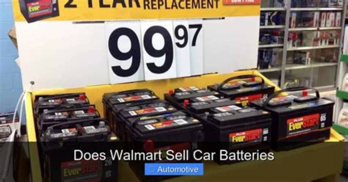 Does Advanced Auto Sell Batteries