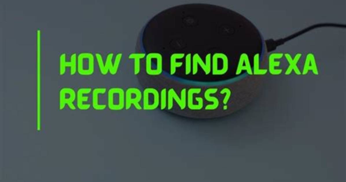 Does Alexa Record Conversations?