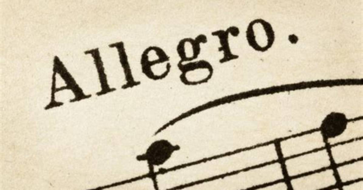 Does Allegro Mean Fast?