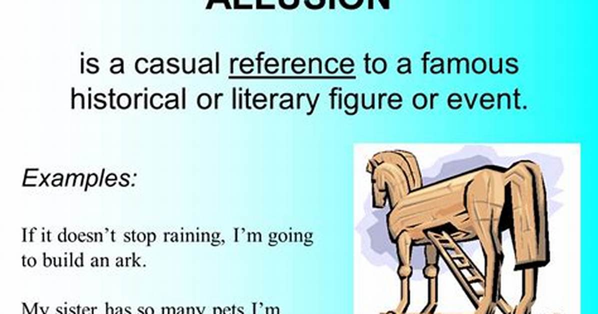 Does Allusion Mean Literary?