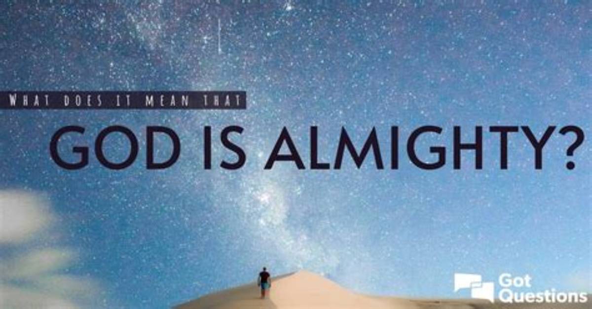Does Almighty Mean God?
