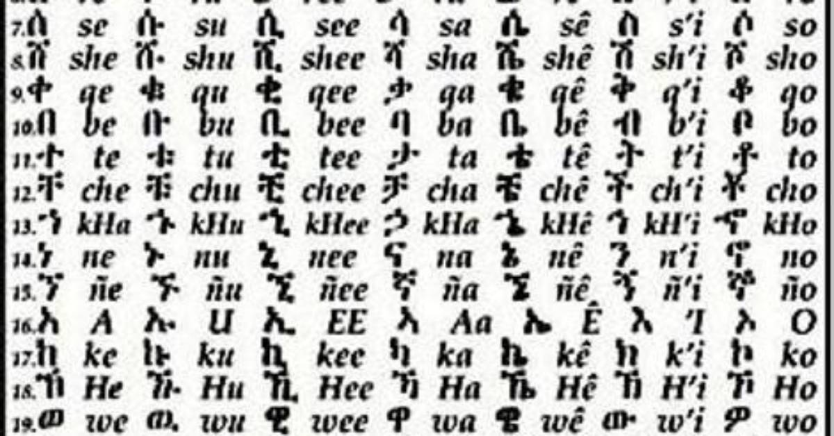 Does Amharic Have a Written Language?