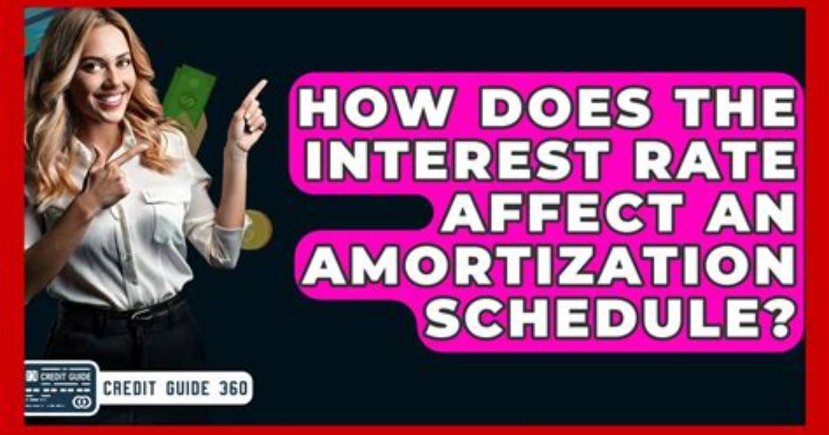 Does Amortization Affect Interest Rate?