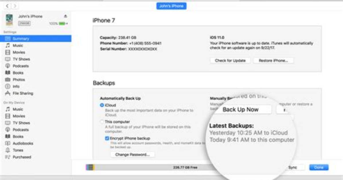 Does an iTunes Backup Save Photos?