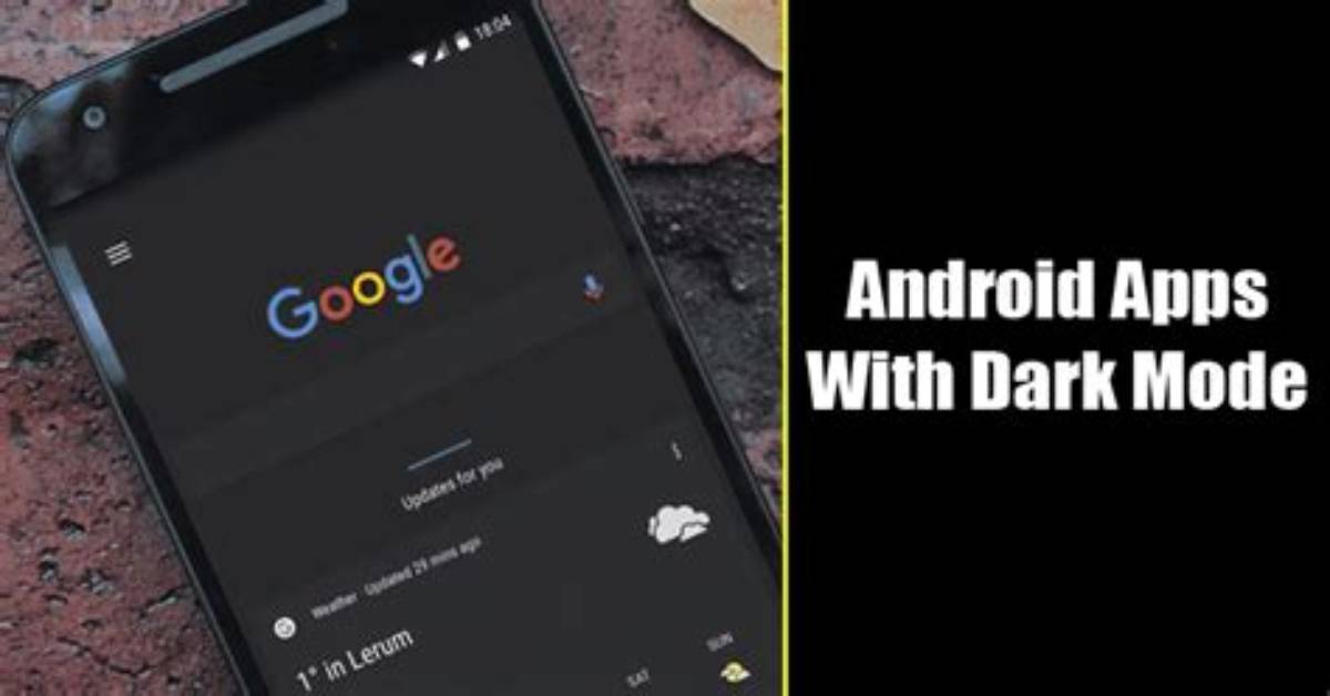 Does Android 8 1 Have Dark Mode?