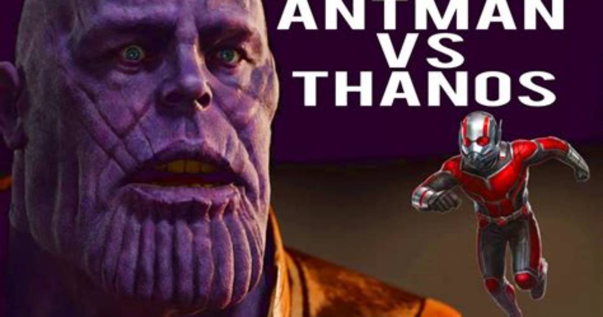 Does Ant Man Crawl up Thanos?