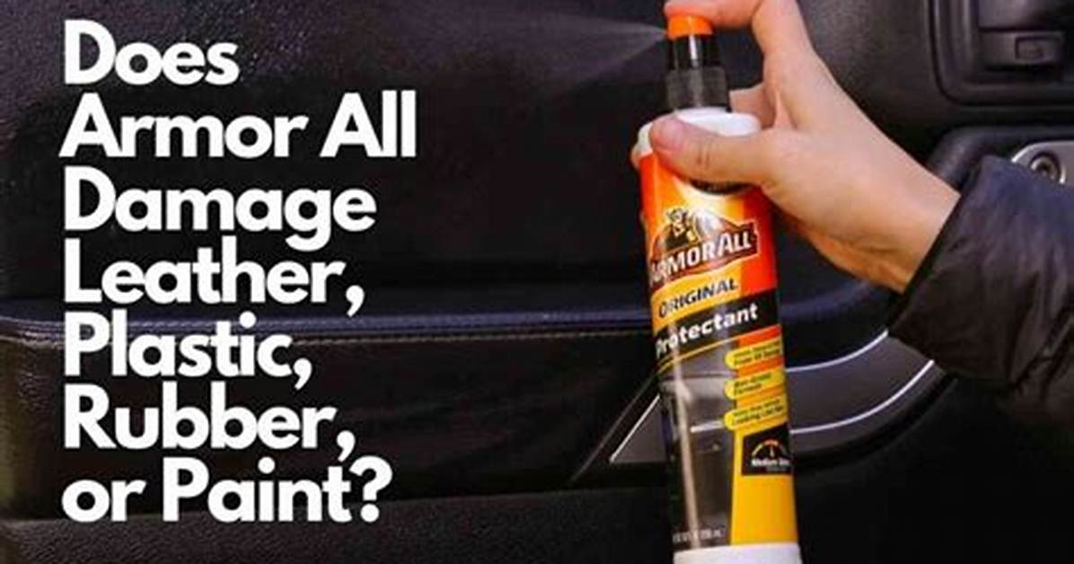 Does Armor All Damage Interior