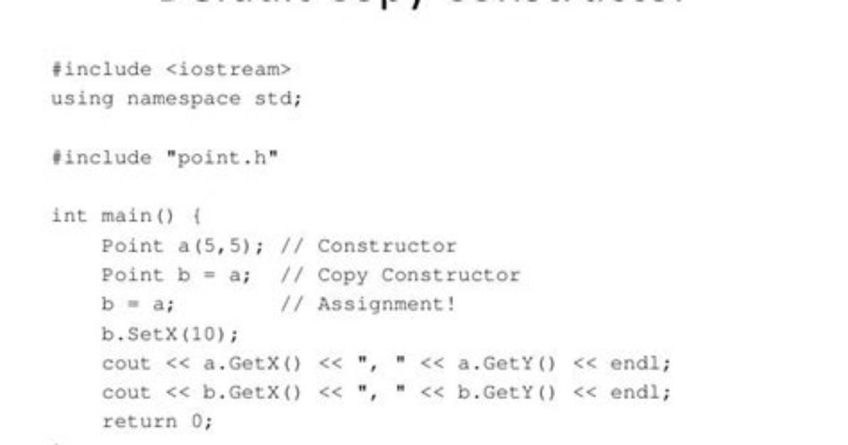 Does Assignment Operator Call Copy Constructor?