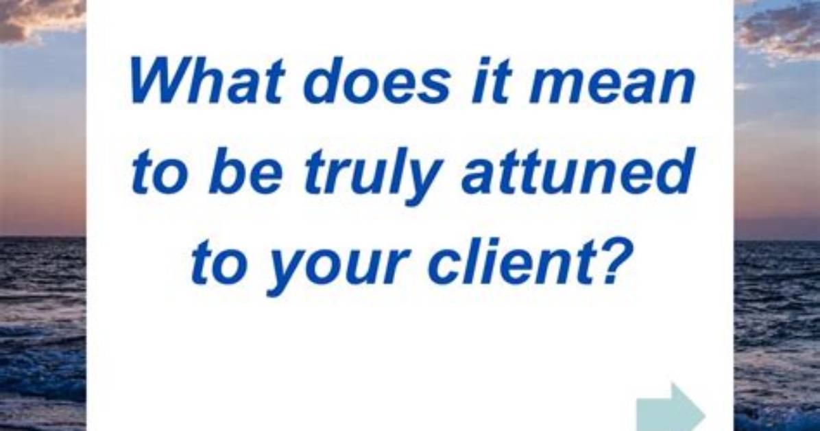 Does Attuned Mean Adjusted?