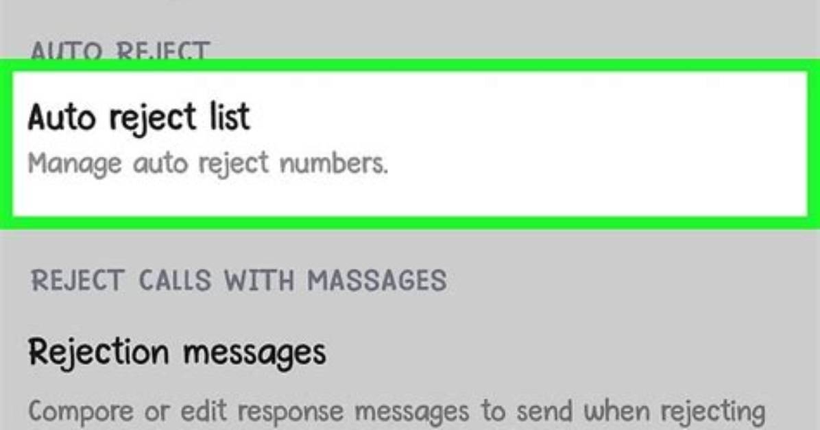 Does Auto Reject Block Text Messages?