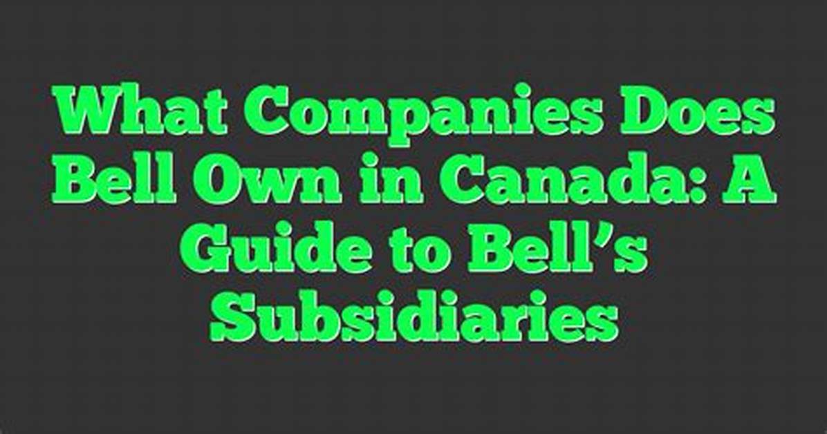 Does Bell Own Corus