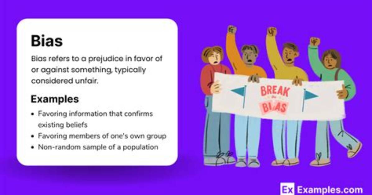 Does Bias Mean Unfair?
