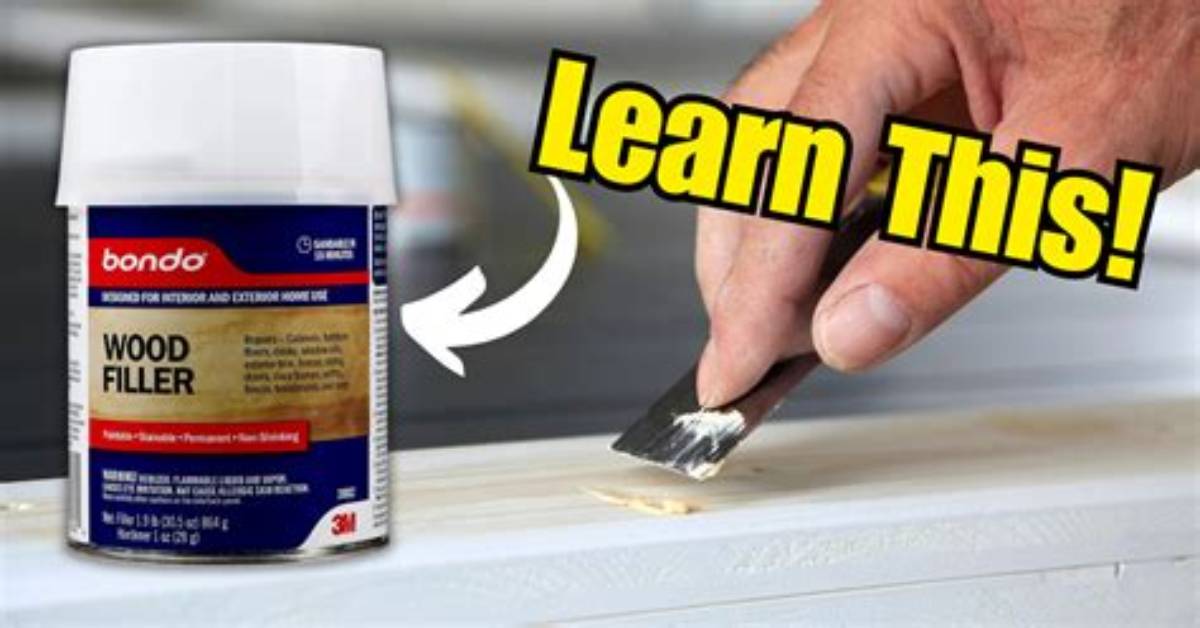 Does Bondo Stain Well