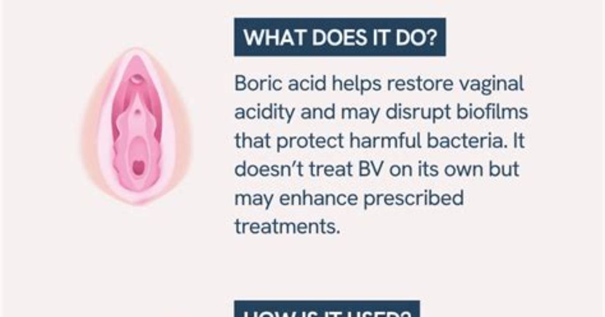 Does Boric Acid Clear Vag?