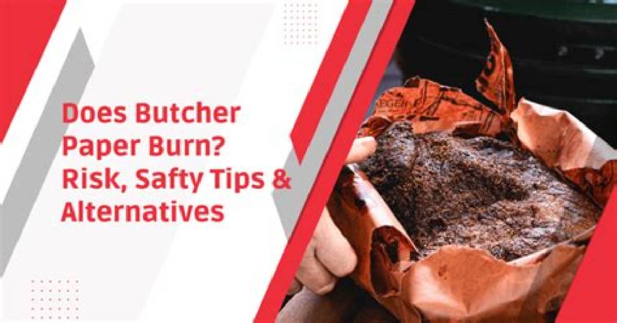 Does Butcher Paper Burn?