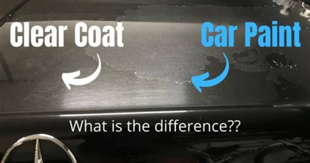 Does Car Paint Need Clear Coat