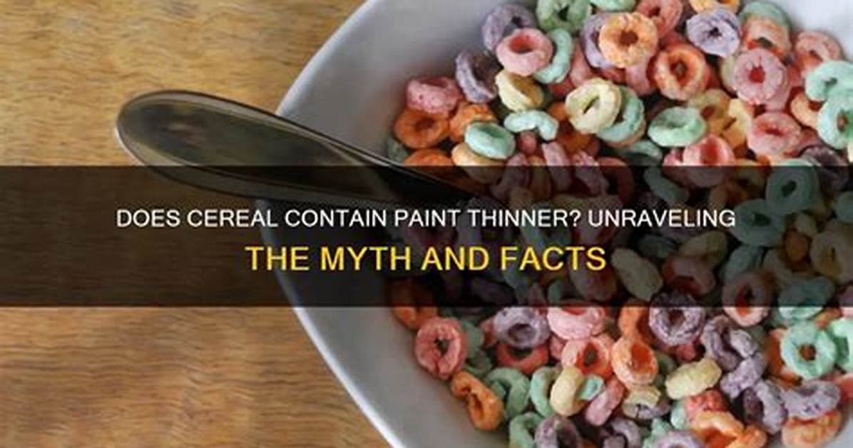 Does Cereal Have Acrylamide?