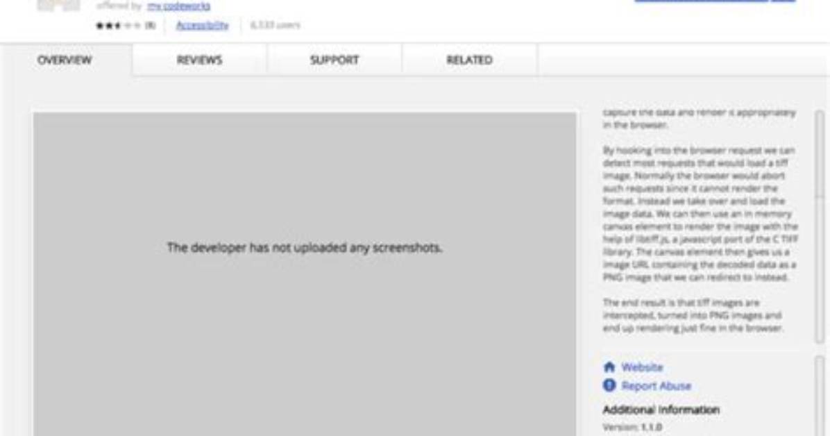 Does Chrome Support Tiff Images?