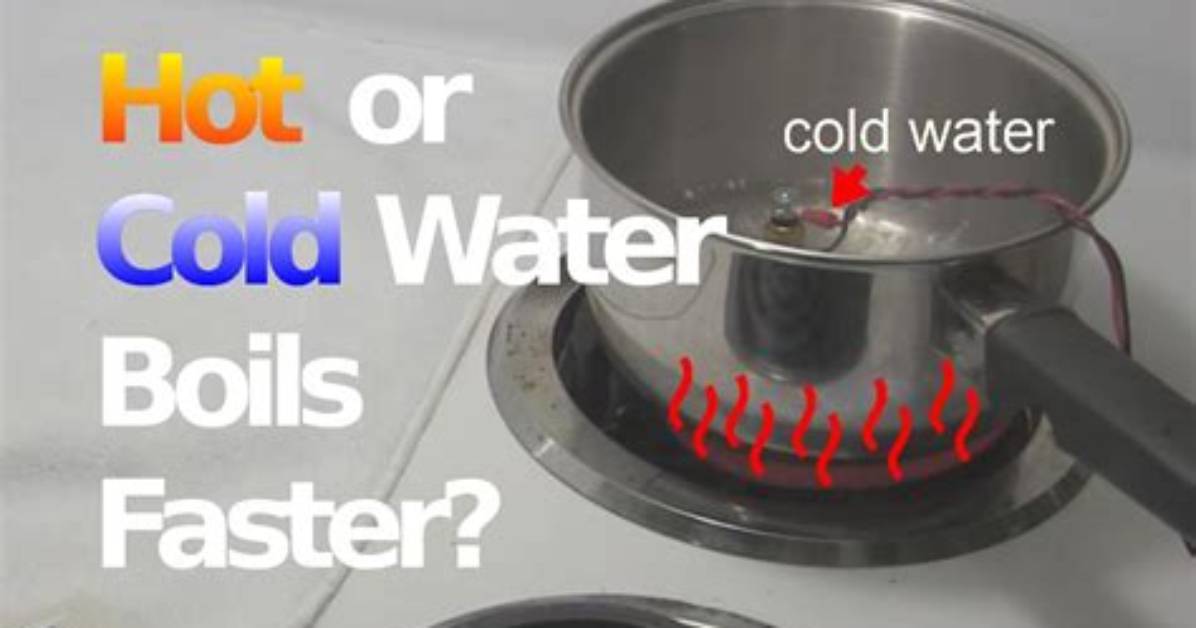 Does Cold Water Boil Faster