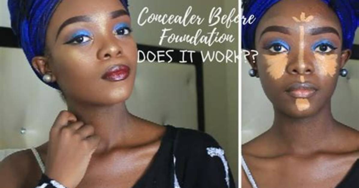 Does Concealer Go on Before Foundation