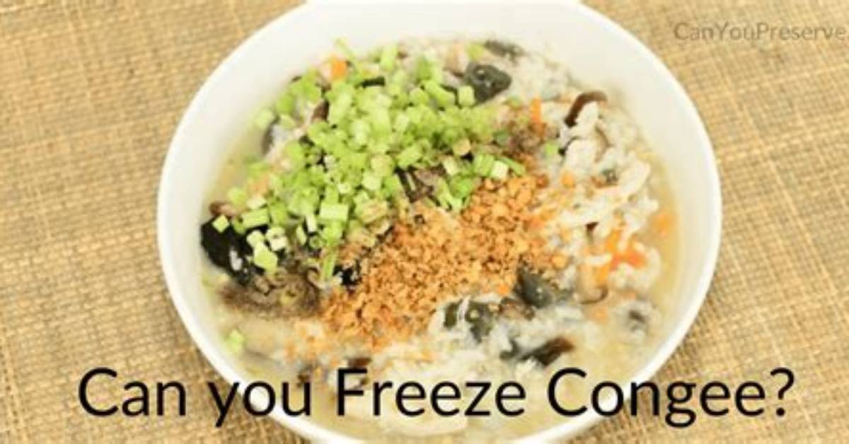 Does Congee Freeze Well?