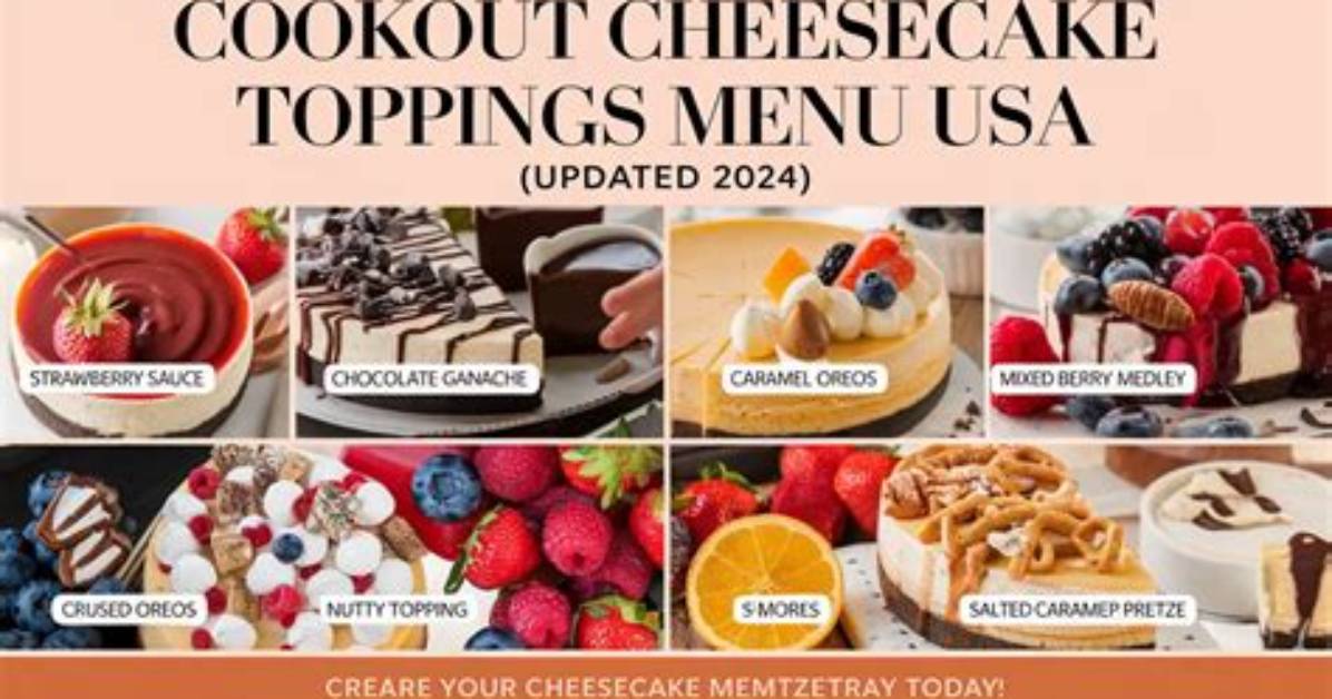 Does Cookout Have Cheesecake