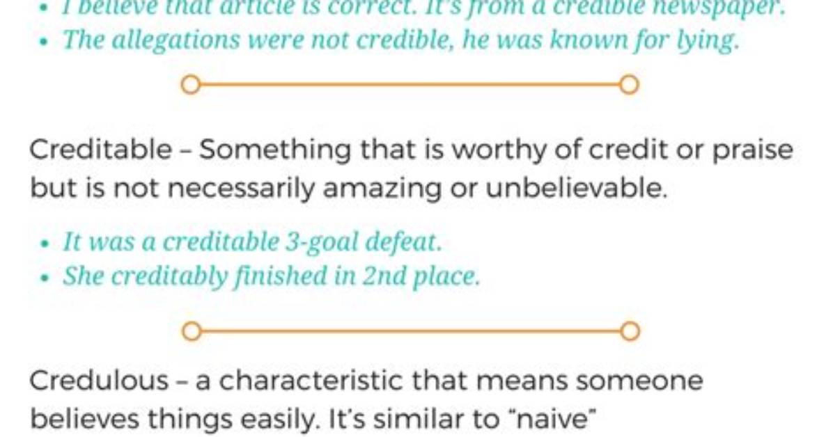 Does Credulity Mean Gullibility?