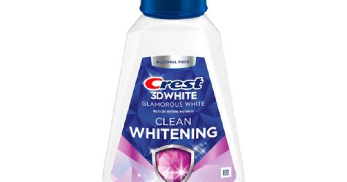 Does Crest 3D White Mouthwash Kill Germs