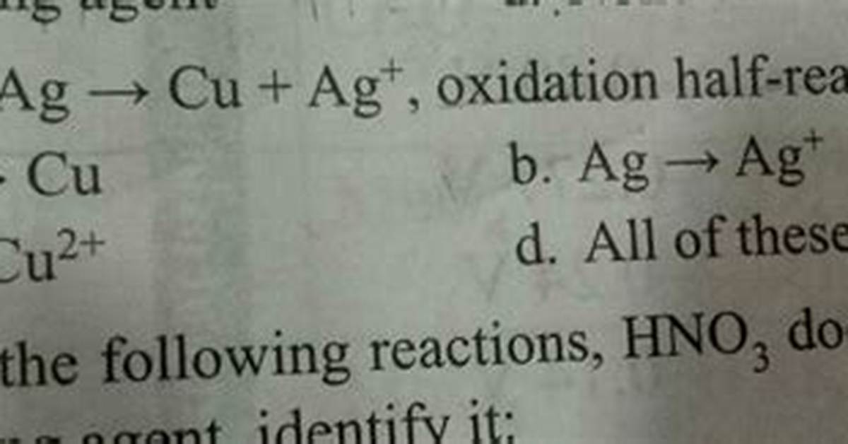 Does Cu2+ React with Ag?