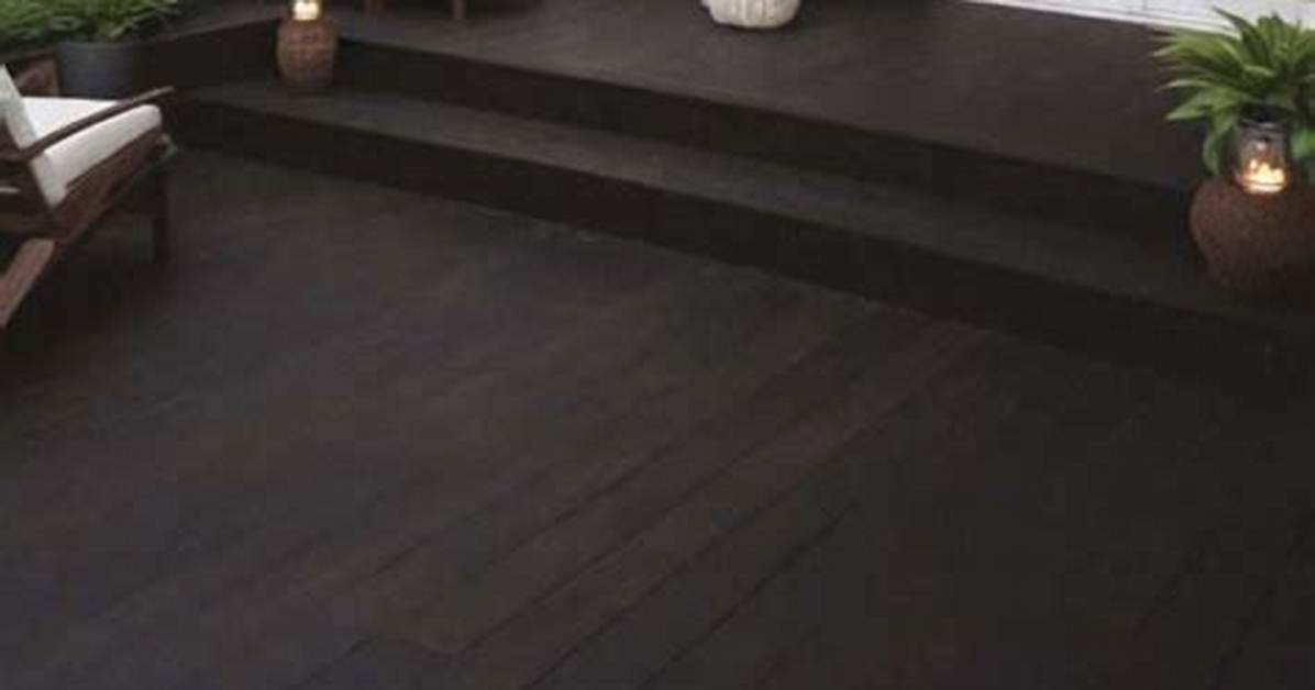 Does Dark Deck Stain Get Hot?