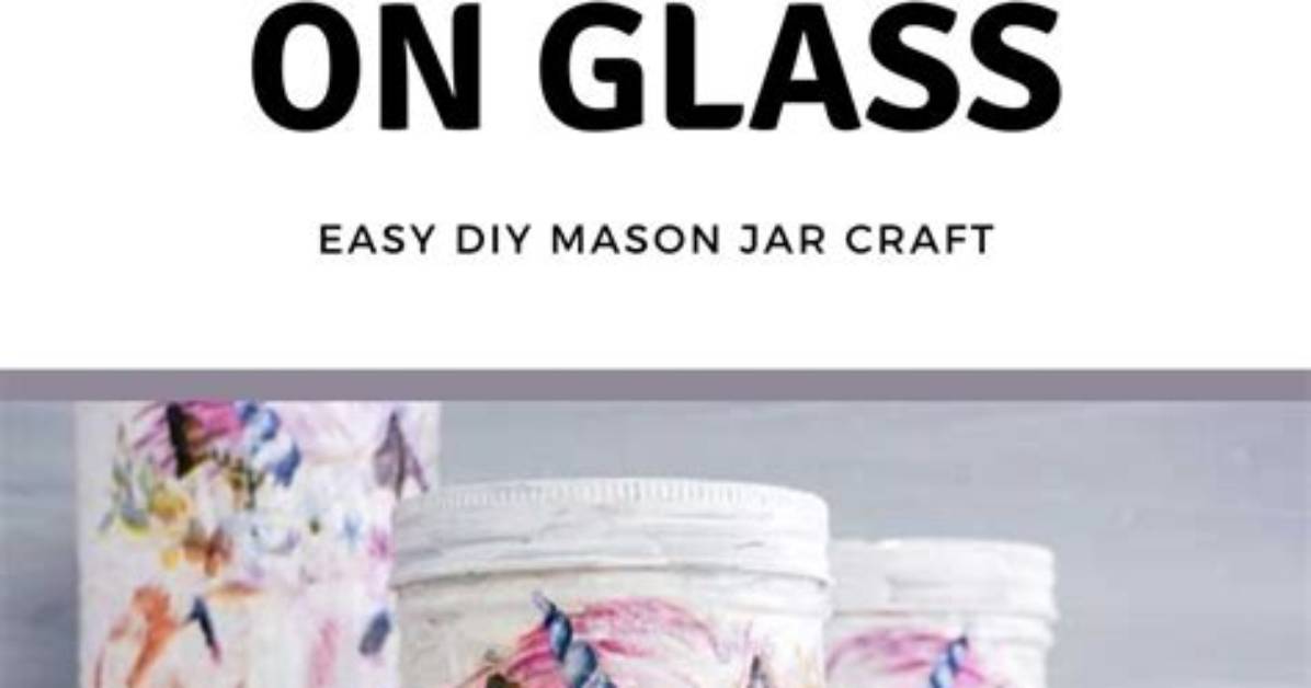 Does Decoupage Work on Glass?