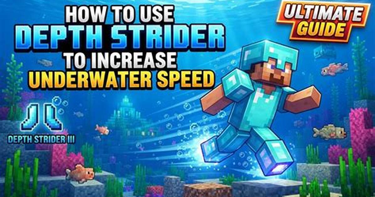 Does Depth Strider Increase Swimming Speed?