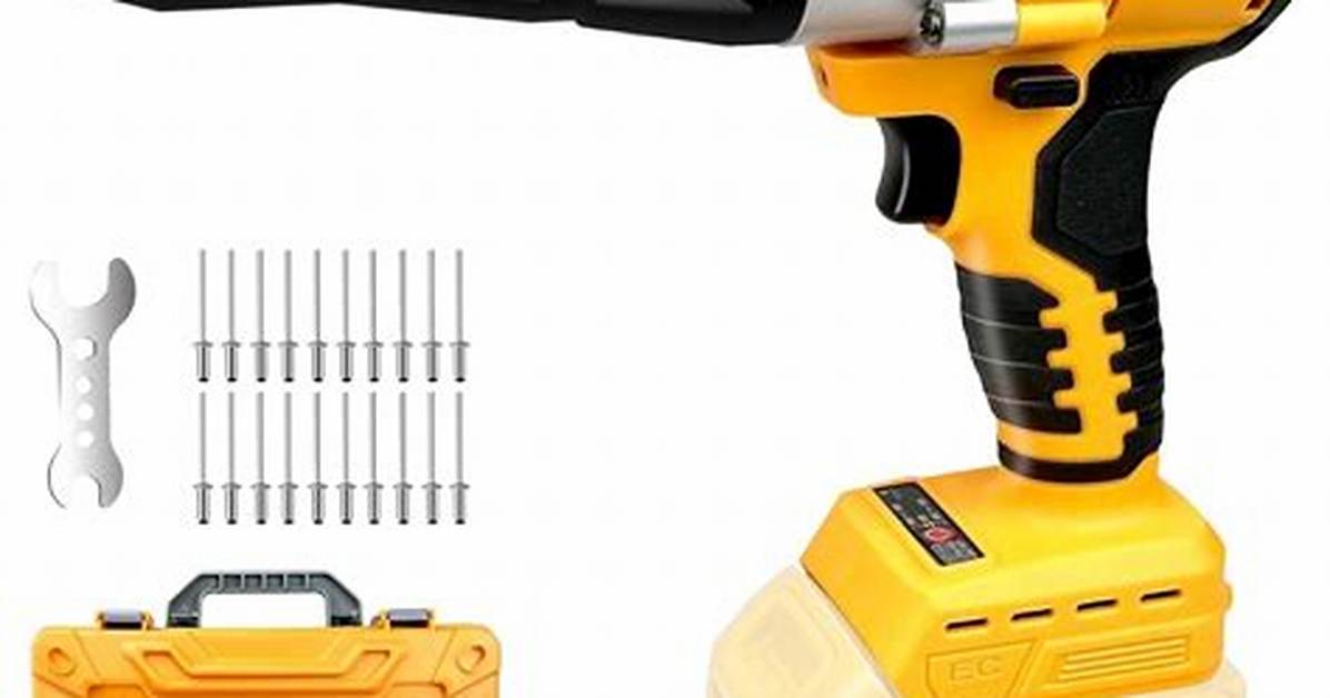 Does Dewalt Make a Cordless Rivet Gun?